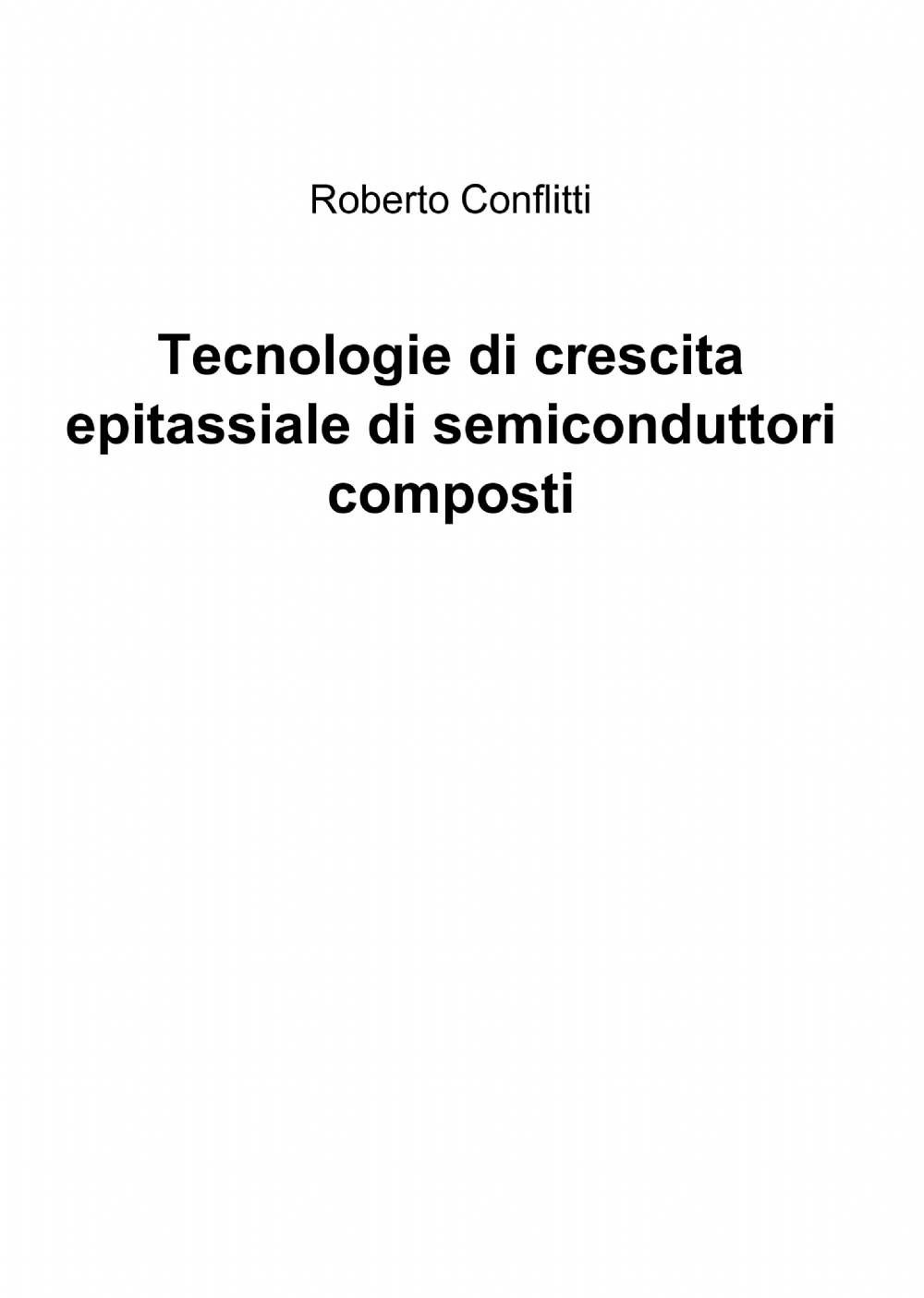 Tecnologie di crescita epitassiale di semiconduttori composti