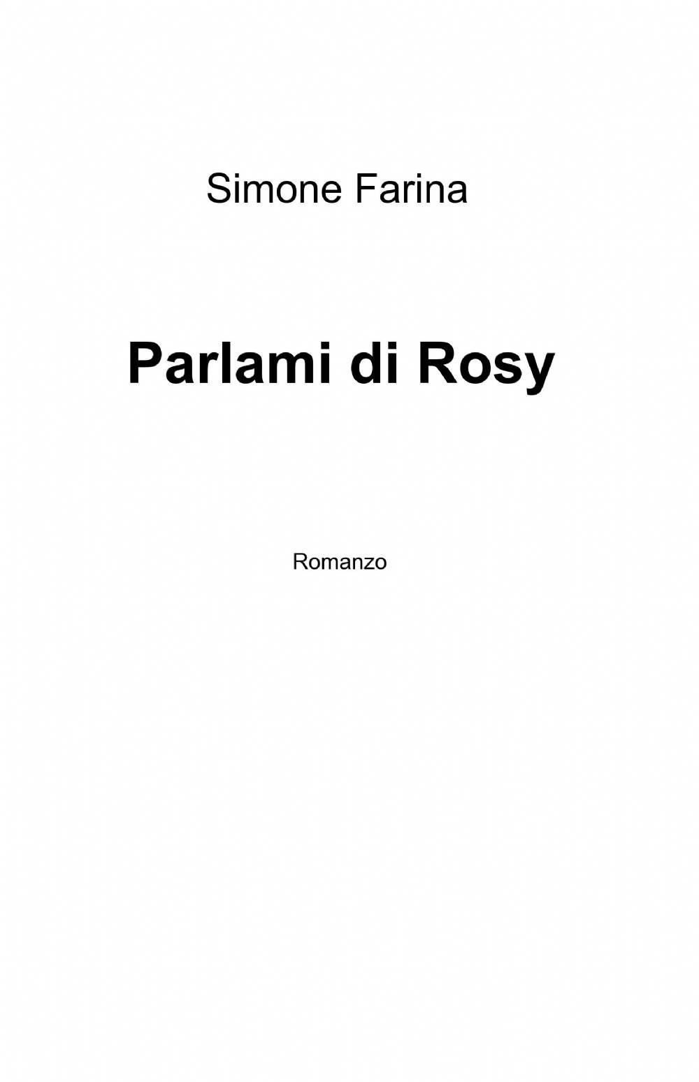 Parlami di Rosy