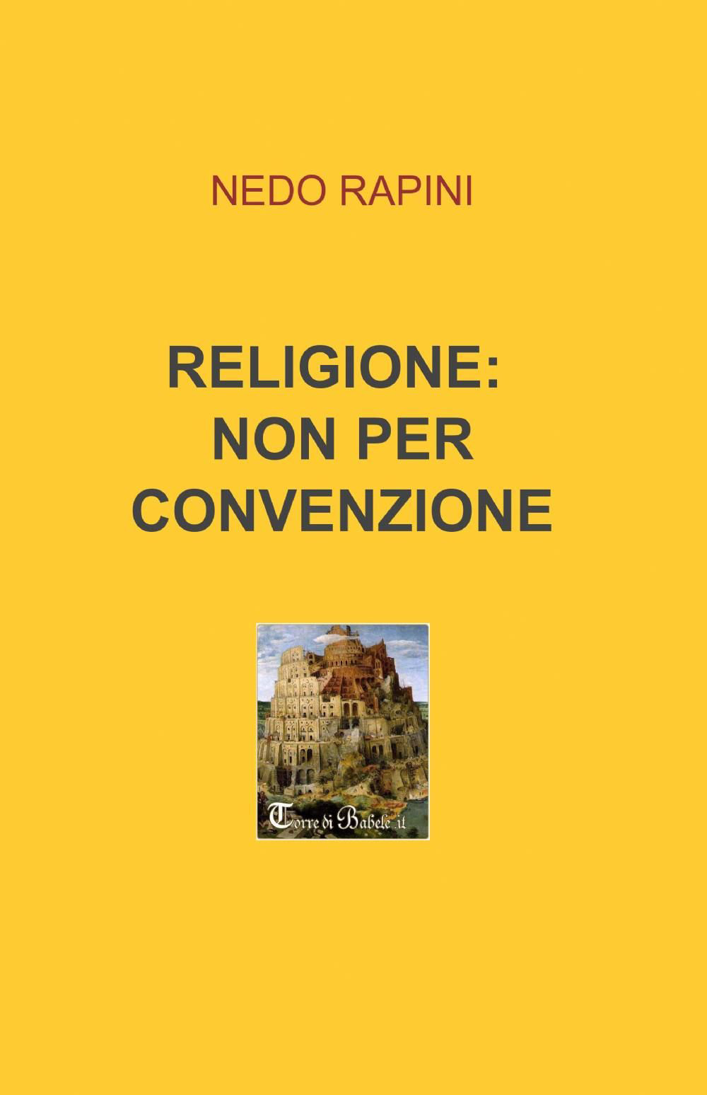 Religione: non per convenzione