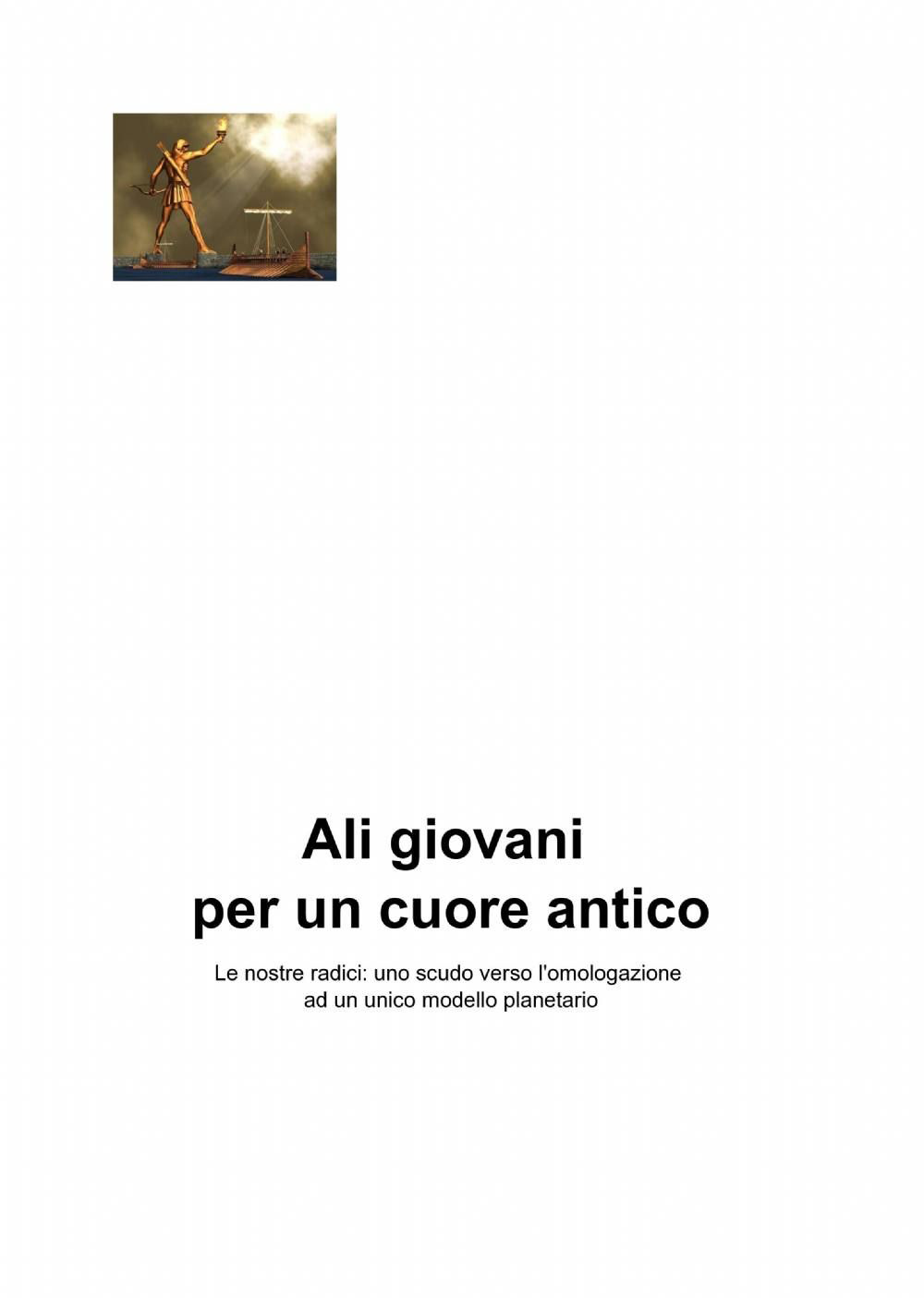 Ali giovani per un cuore antico