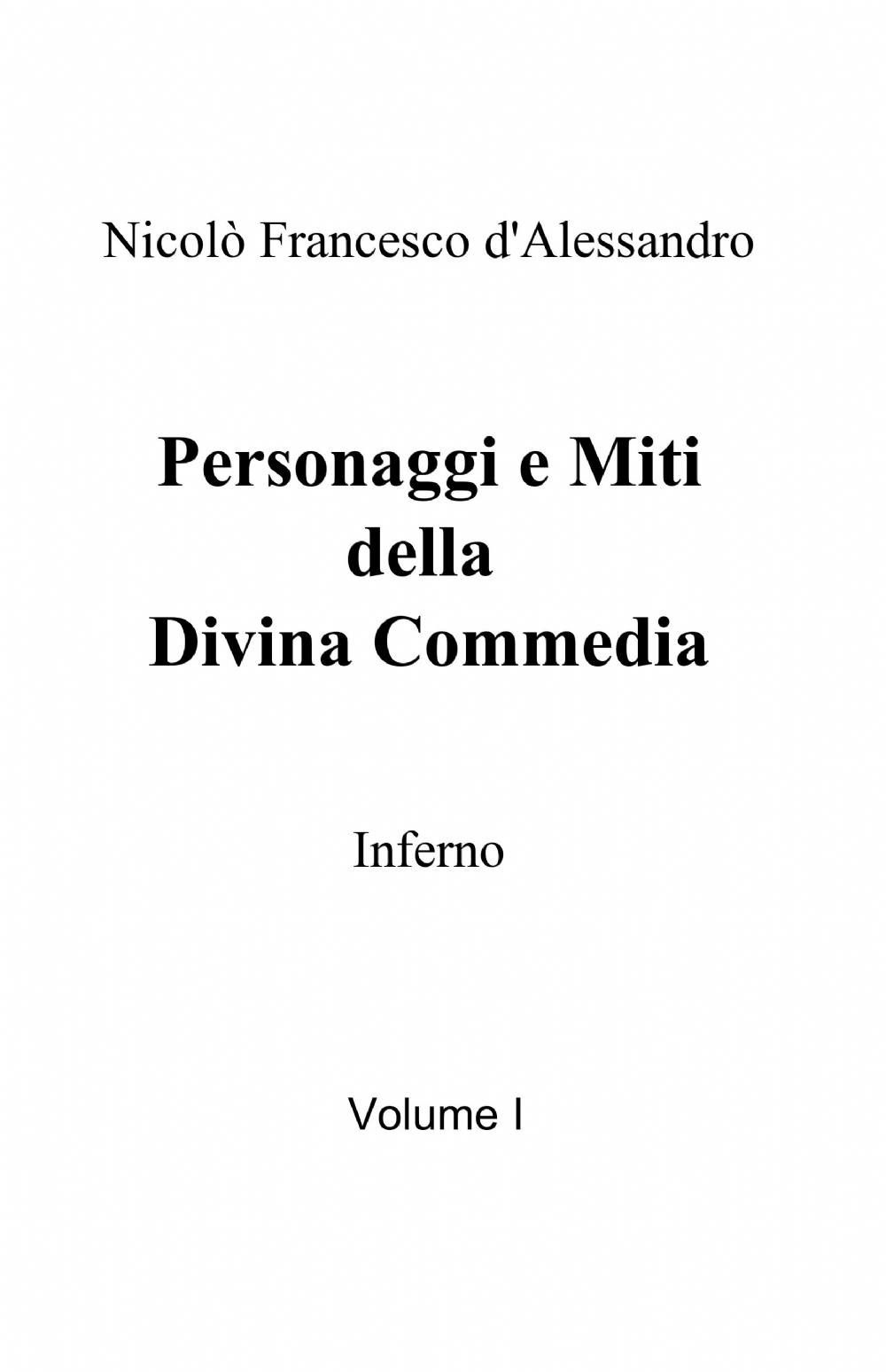 Personaggi e miti della Divina Commedia