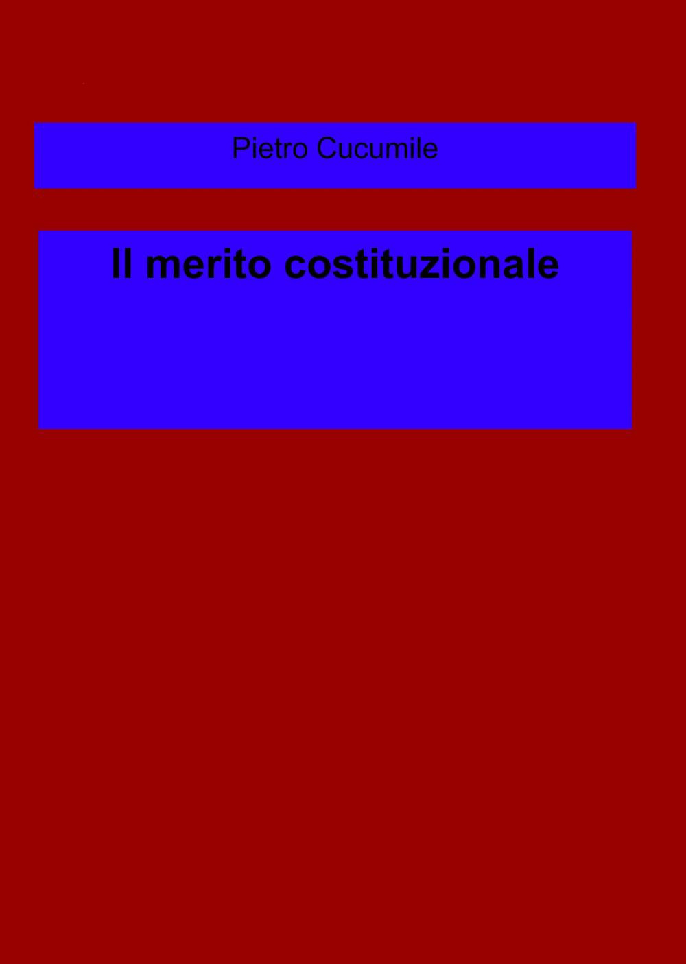 Il merito costituzionale
