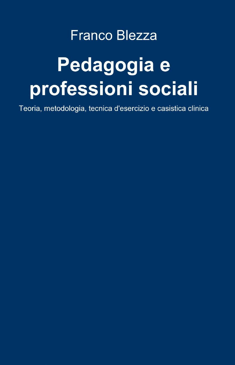 Pedagogia e professioni sociali