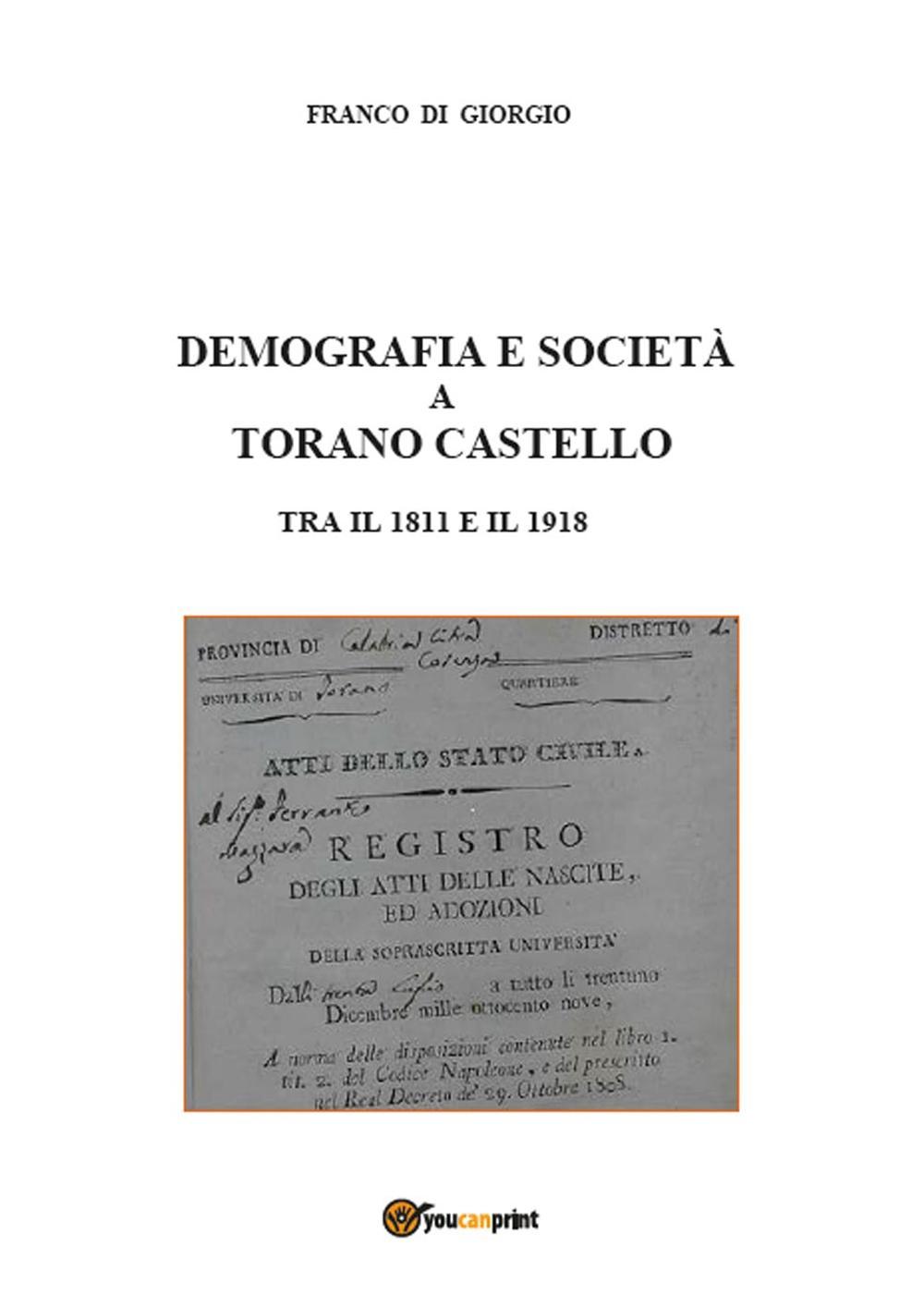 Demografia e società a Torano Castello tra il 1811 e il 1918