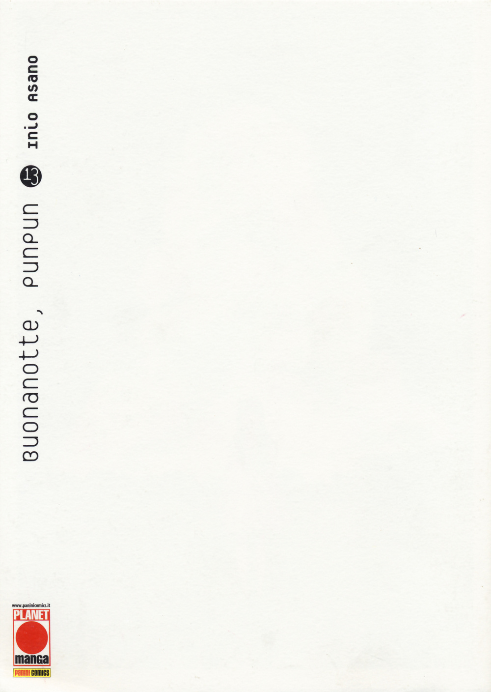 Buonanotte, Punpun. Vol. 13