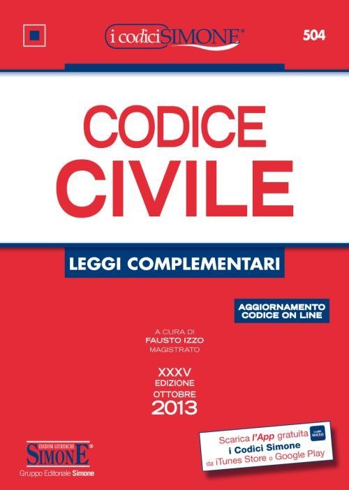 Codice civile. Leggi complementari