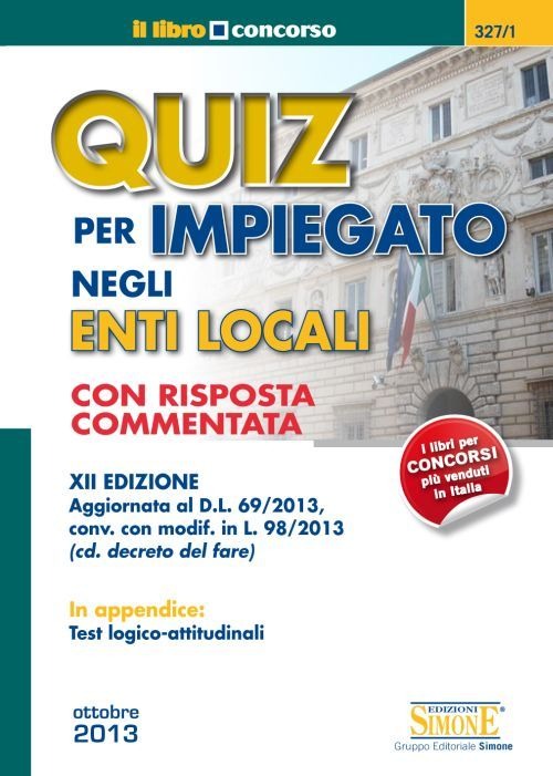 Quiz per impiegato negli enti locali