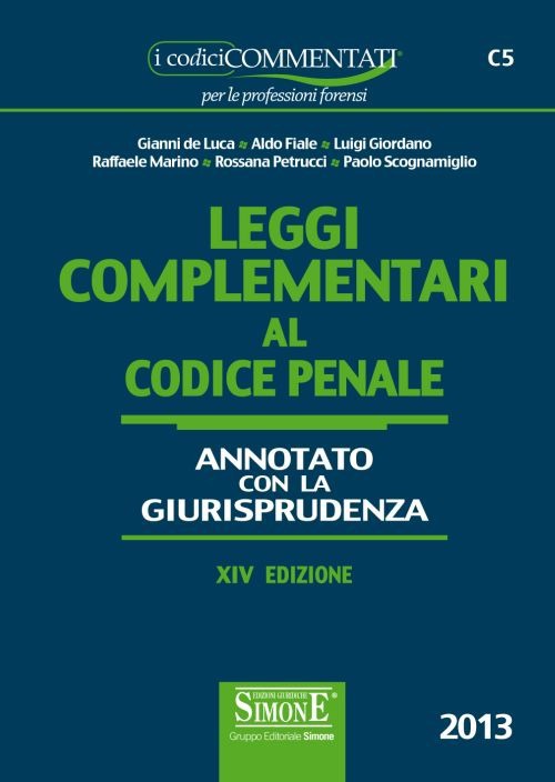 Codice penale-Leggi complementari al codice penale-Appendice di aggornamento ai codici civile e penale