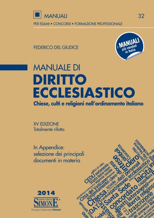 Manuale di diritto ecclesiastico. Chiese, culti e religioni nell'ordinamento italiano