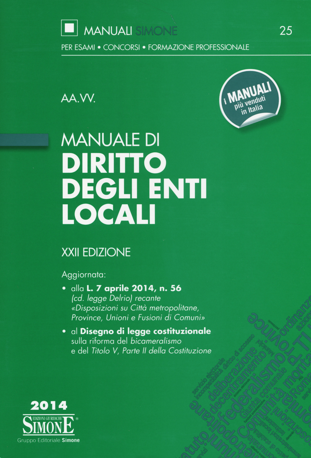 Manuale di diritto degli enti locali