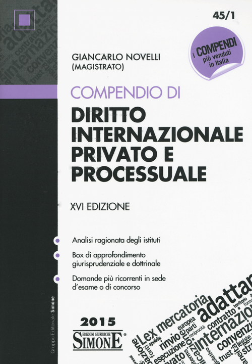 Compendio di diritto internazionale privato e processuale