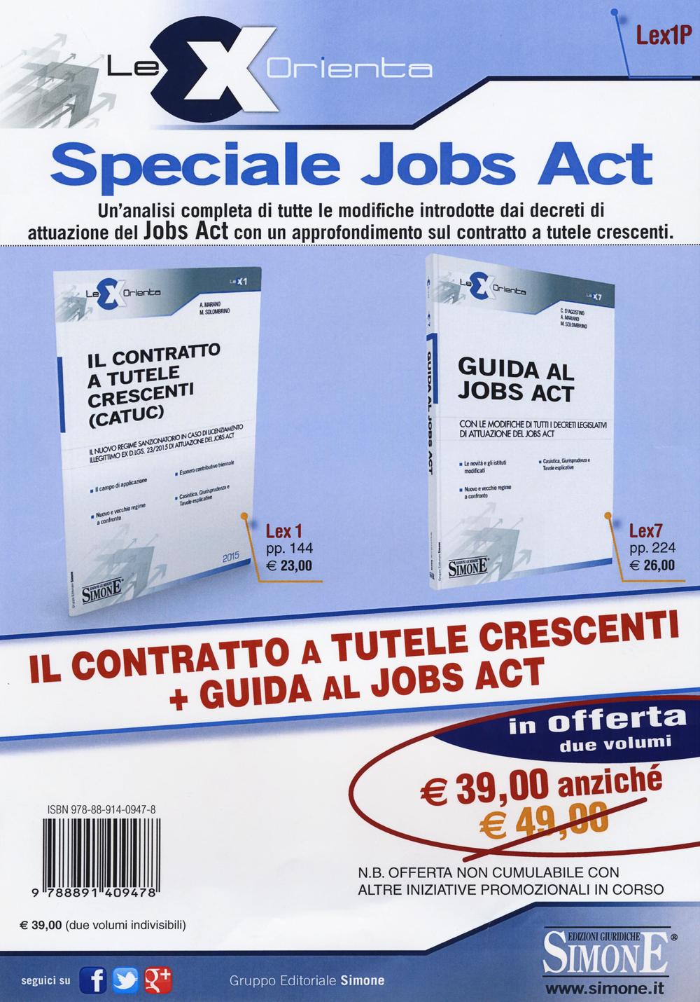 Il contratto a tutele crescenti (CATUC)-Guida al jobs act