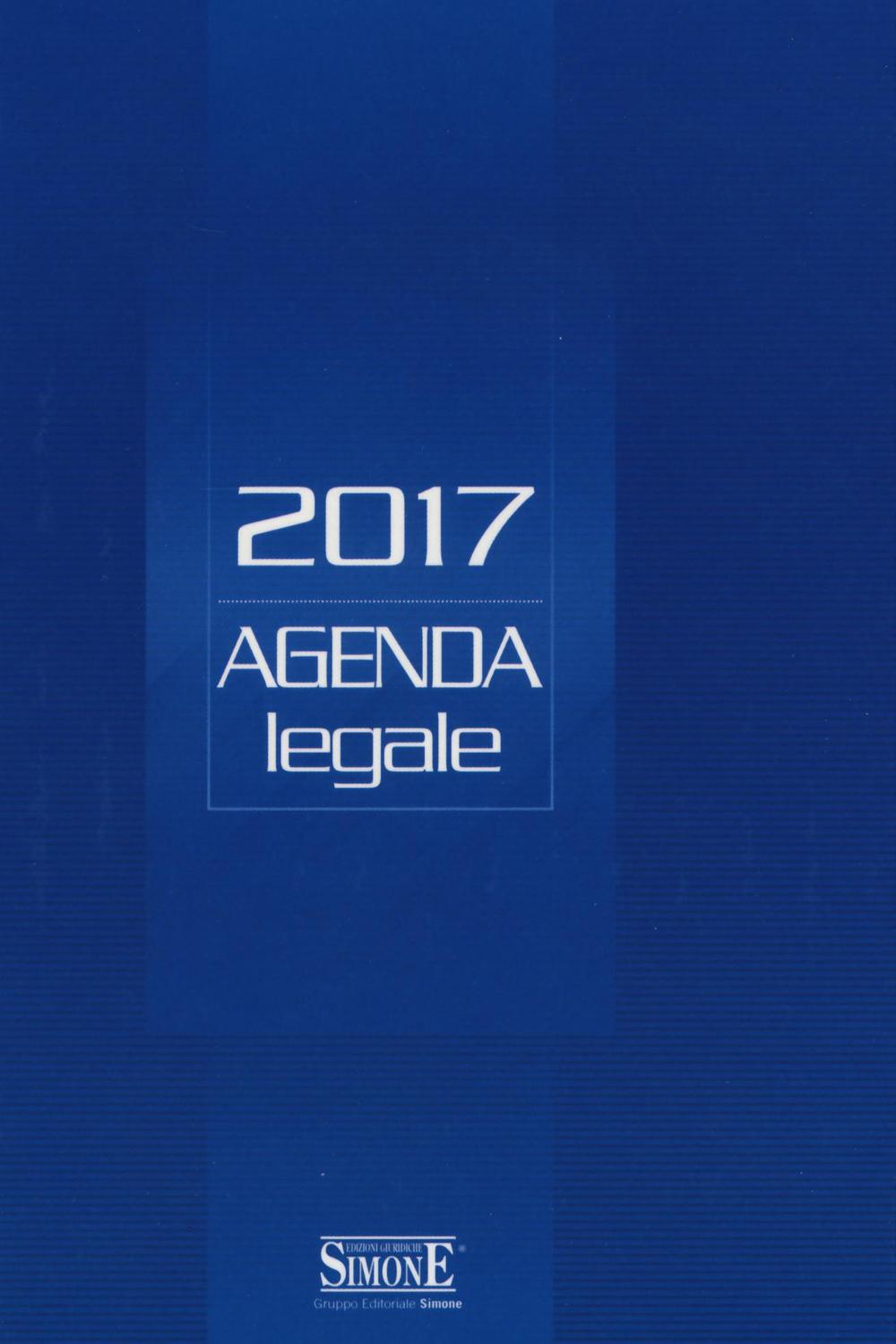 Agenda legale 2017. Blu. Ediz. minore