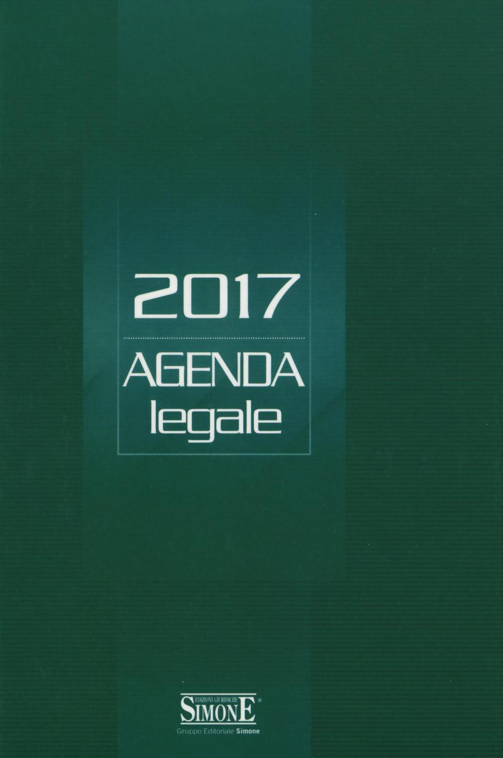 Agenda legale 2017 verde. Ediz. minore