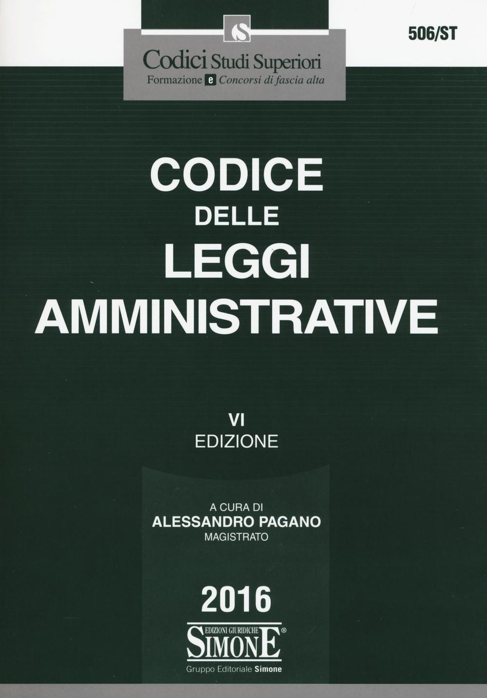 Codice delle leggi amministrative