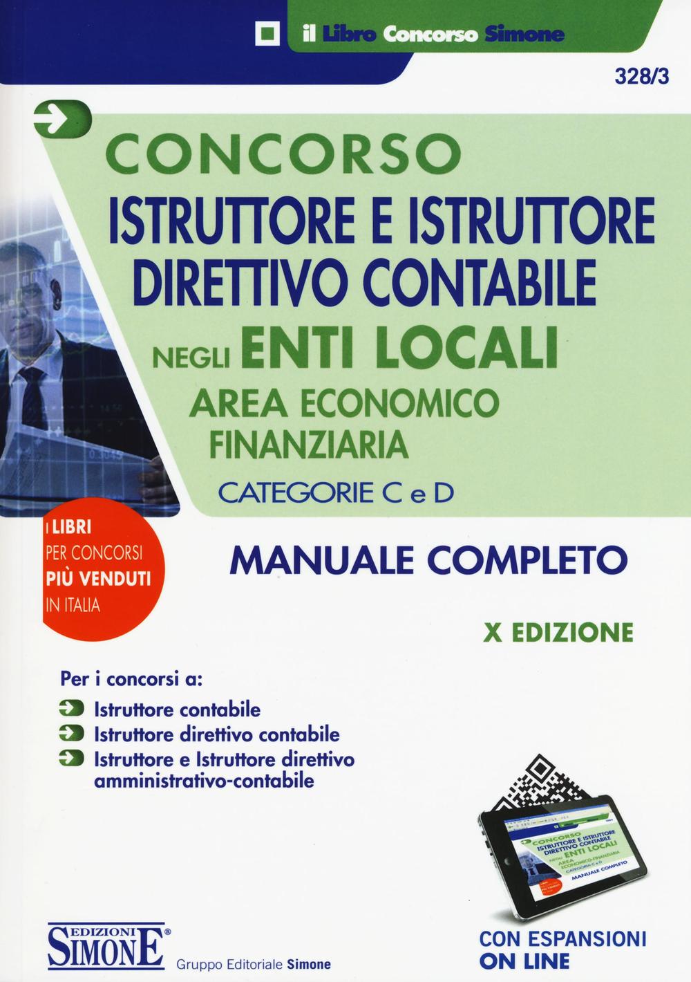 Concorso istruttore e istruttore direttivo contabile negli enti locali. Area economico-finanziaria. Categorie C e D