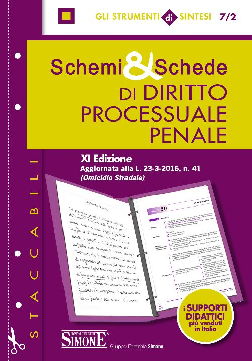 Schemi & schede di diritto processuale penale