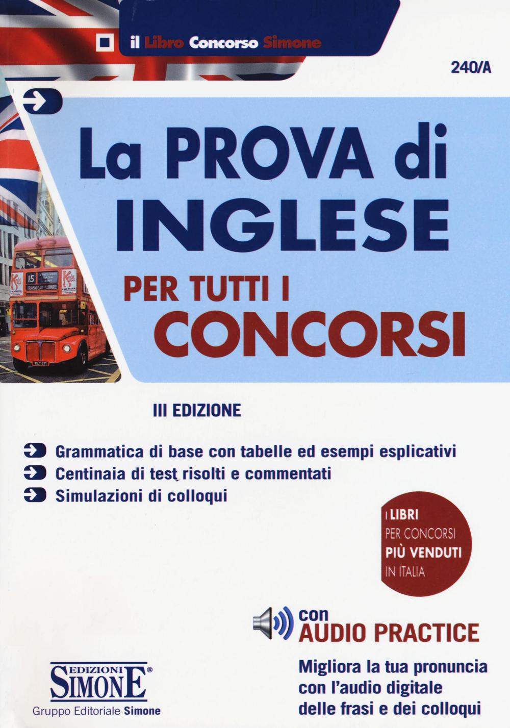 La prova di inglese per tutti i concorsi