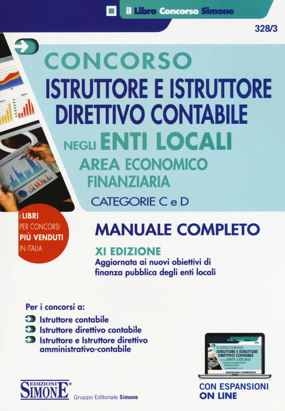 Concorso istruttore e istruttore direttivo contabile negli enti locali. Area economico-finanziaria. Categorie C e D