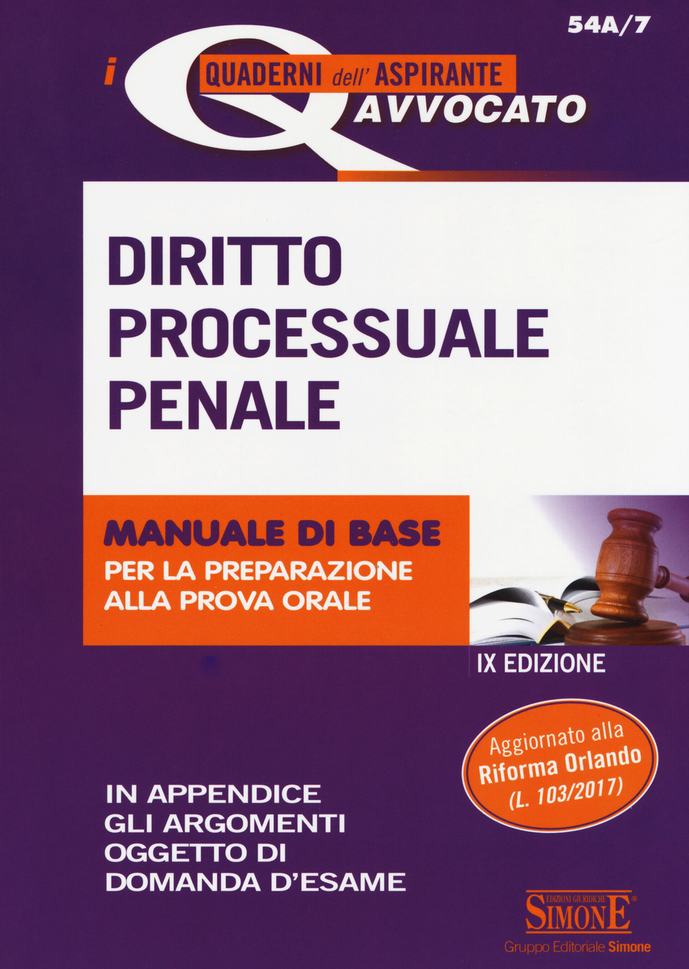 Diritto processuale penale. Manuale di base per la preparazione alla prova orale