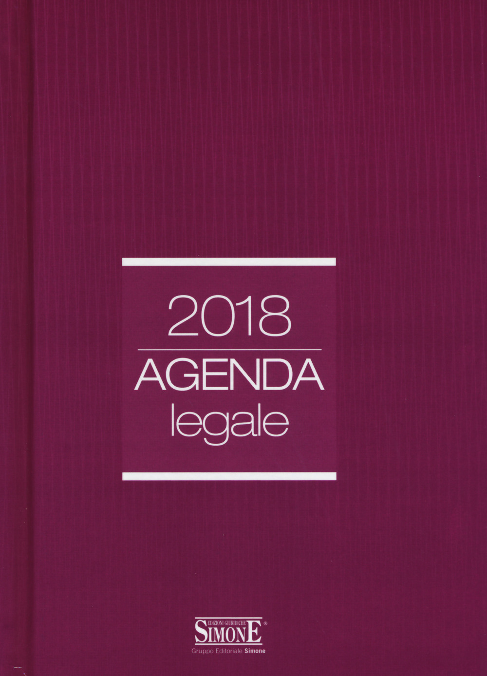 Agenda legale 2018 amaranto. Ediz. minore