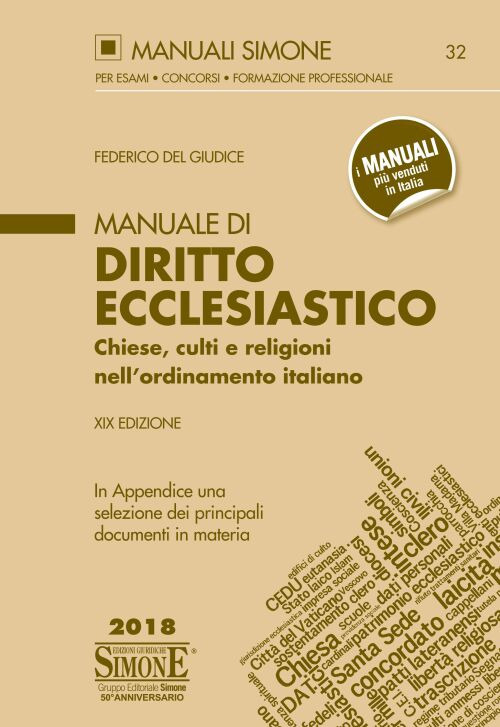 Manuale di diritto ecclesiastico. Chiese, culti e religioni nell'ordinamento italiano
