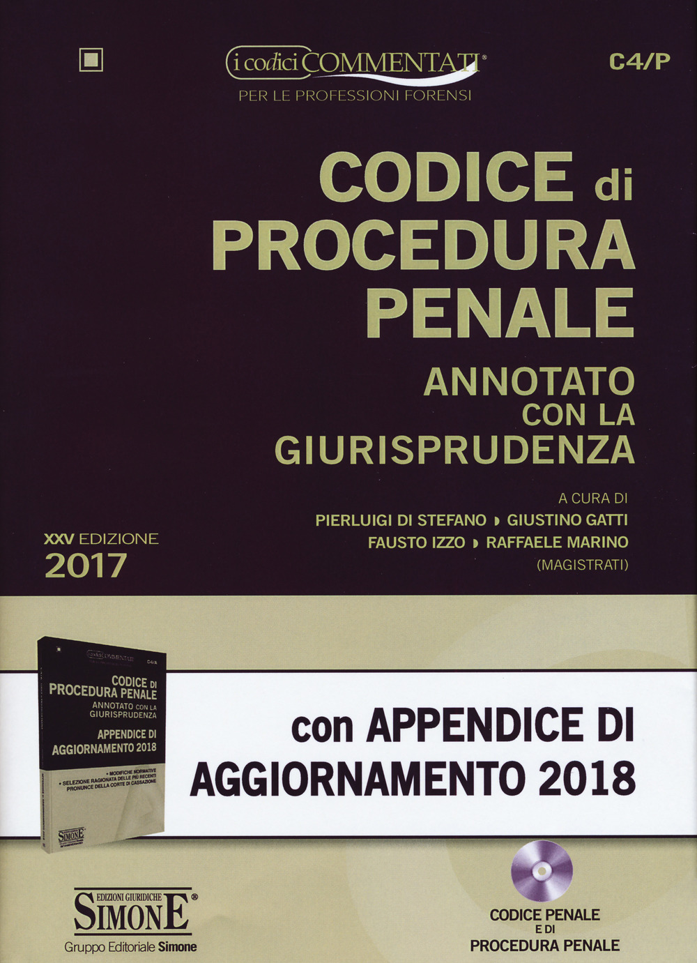 Codice di procedura penale annotato con la giurisprudenza-Appendice di aggiornamento 2018