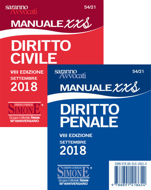 Diritto civile. Manuale XXS-Diritto penale. Manuale XXS