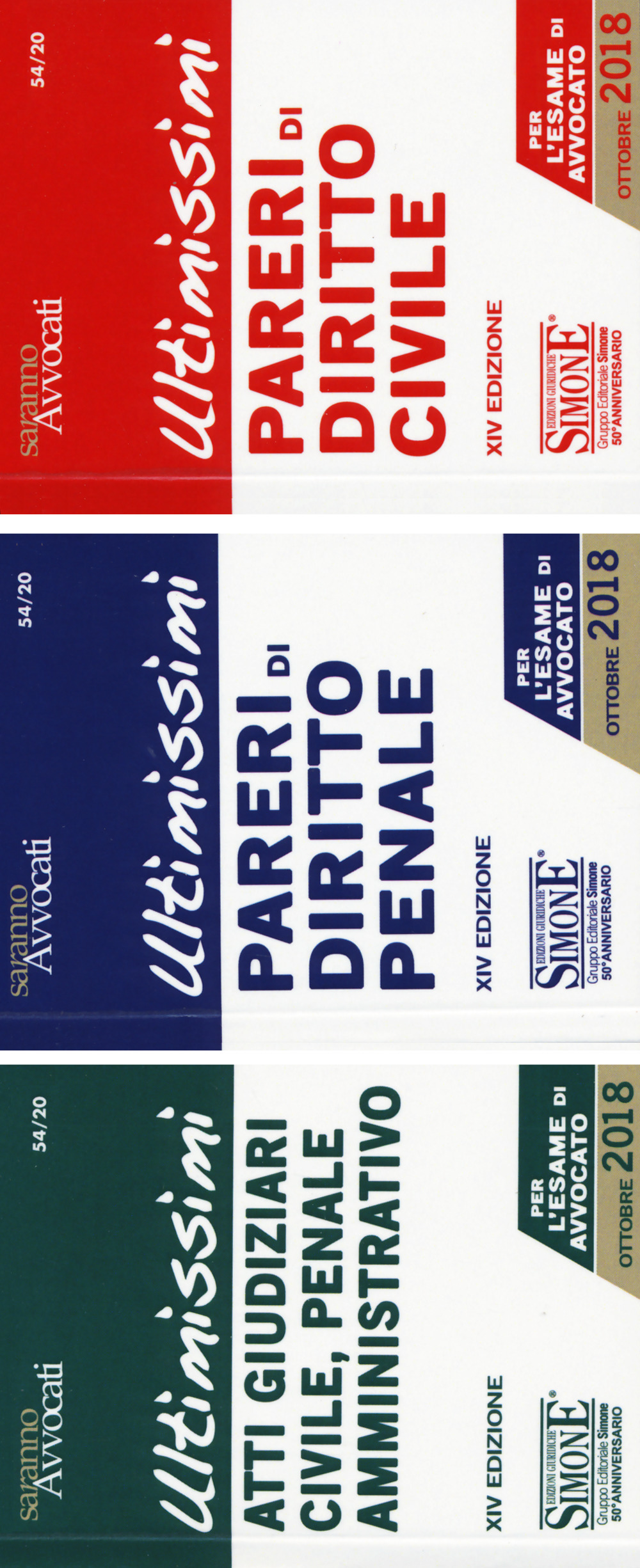 Ultimissimi pareri di diritto civile-Ultimissimi pareri di diritto penale-Ultimissimi atti giudiziari di diritto civile, penale e amministrativo