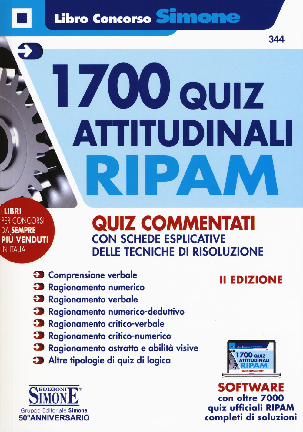 1700 quiz attitudinali RIPAM. Quiz commentati con schede esplicative delle tecniche di risoluzione