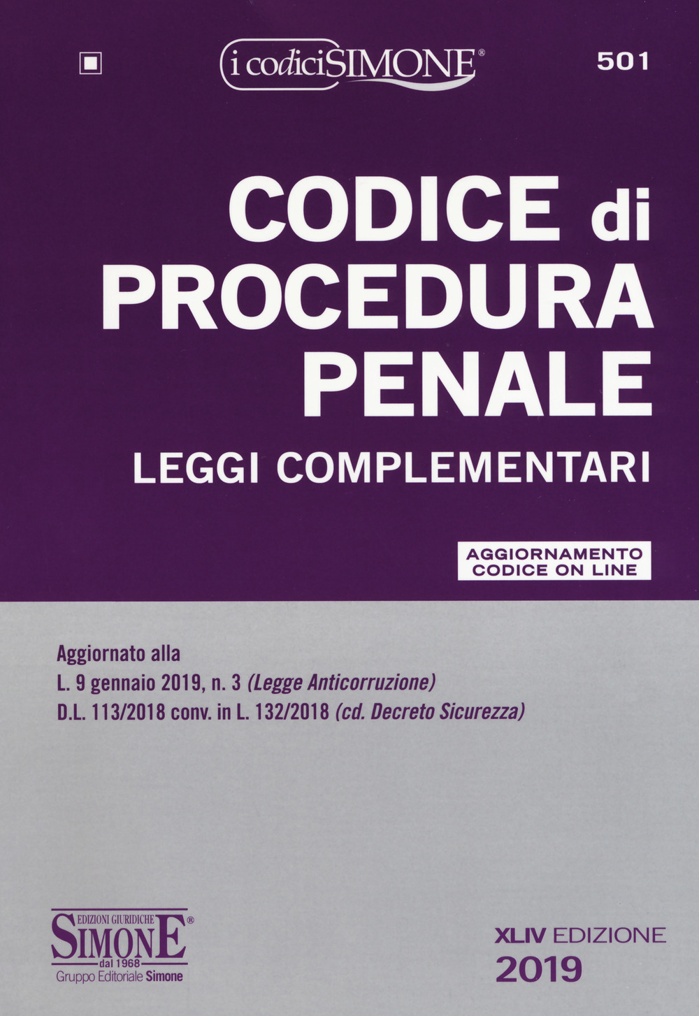 Codice di procedura penale e leggi complementari