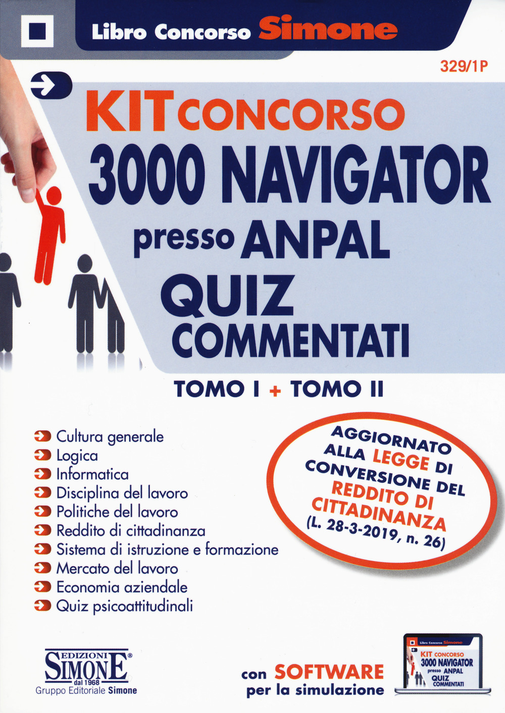Concorso per Navigator presso ANPAL. Quiz commentati- Kit. Vol. 1-2