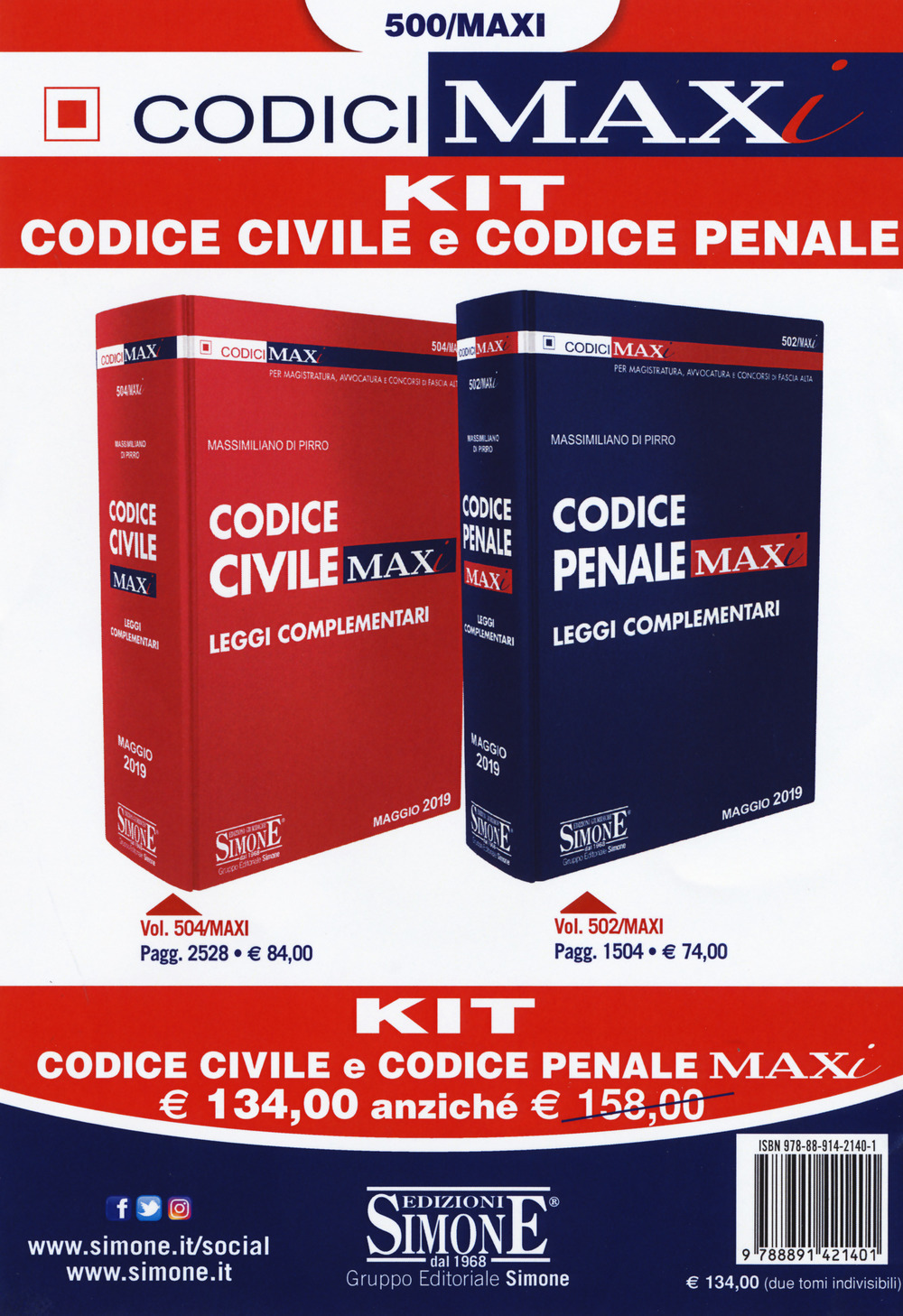 Kit Codice civile e Codice penale