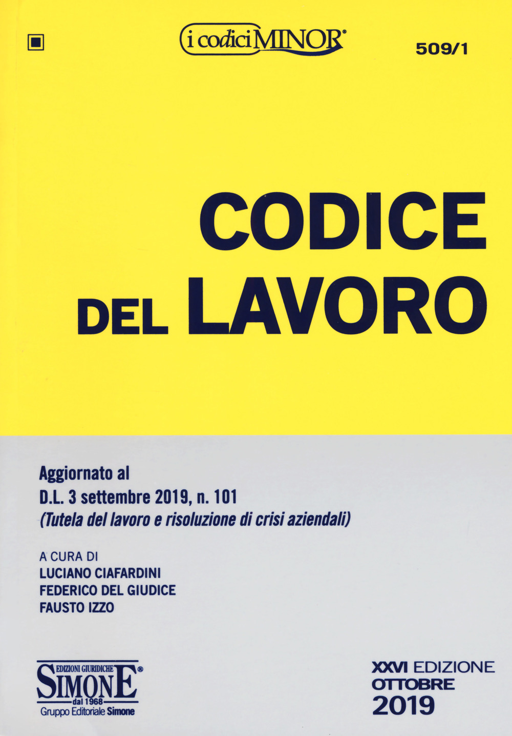 Codice del lavoro. Ediz. minore