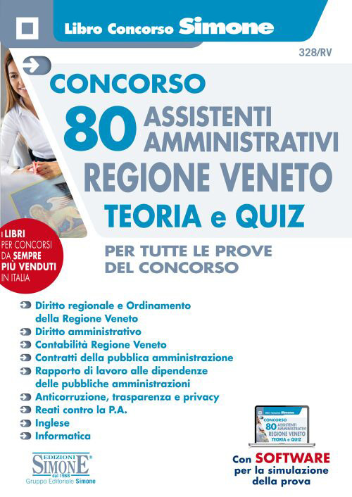 Concorso 80 assistenti amministrativi regione Veneto. Teoria e Quiz