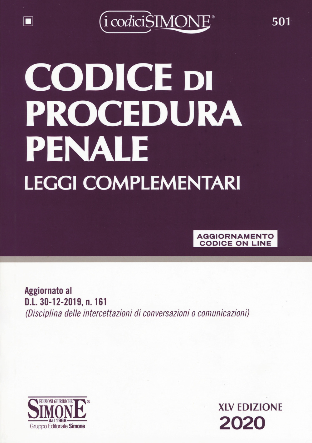 Codice di procedura penale. Leggi complementari