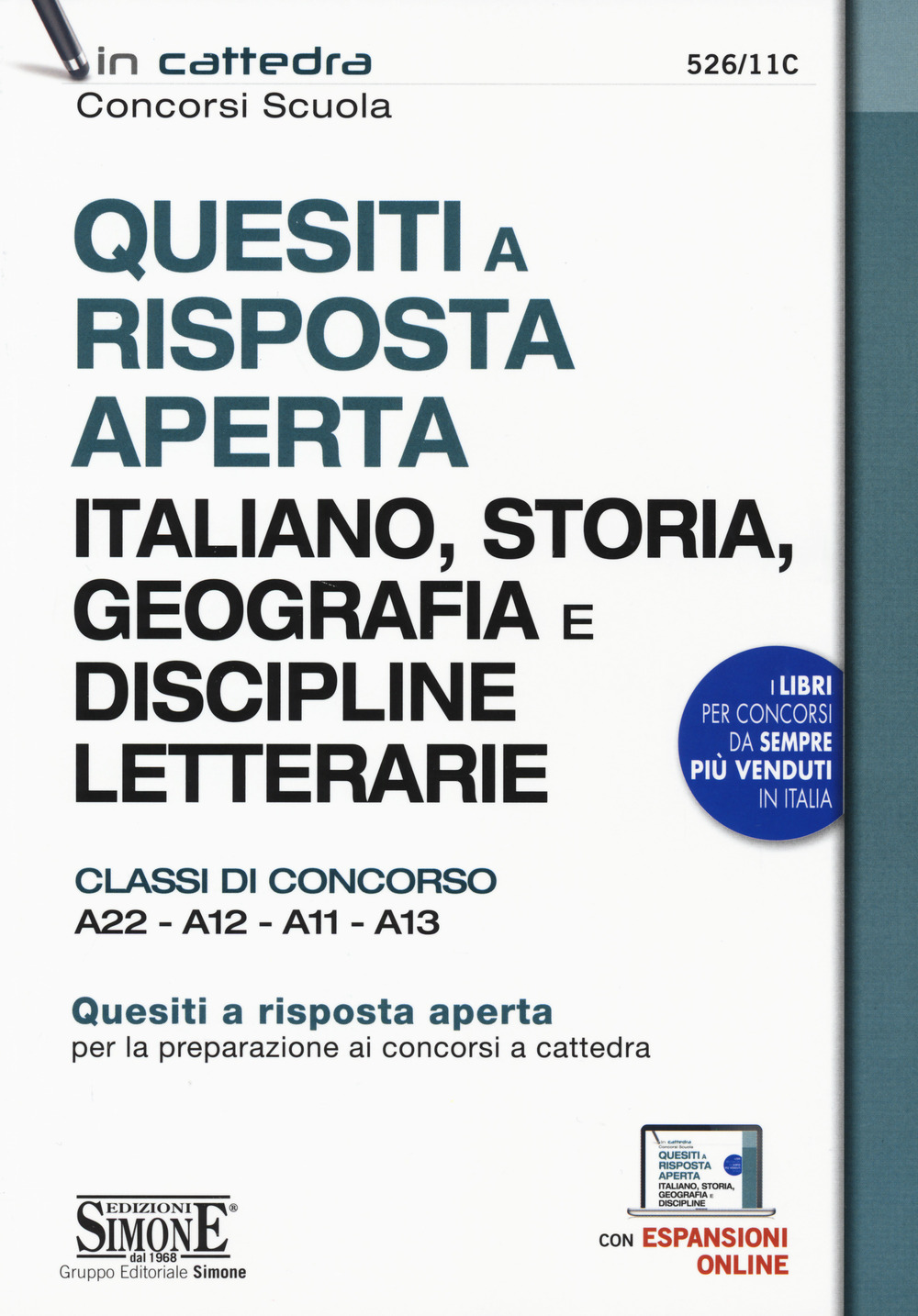Quesiti a risposta aperta. Italiano, storia, geografia e discipline letterarie. Classi di concorso A22-A12-A11-A13