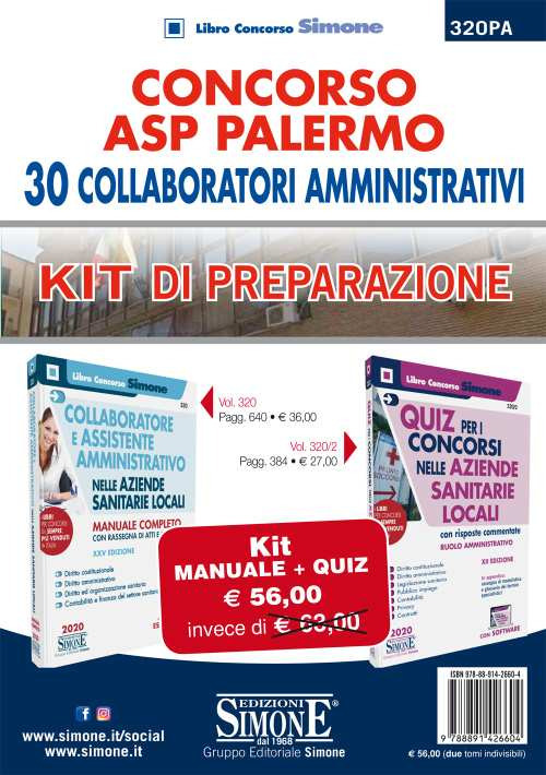 Concorso ASP Palermo. 30 collaboratori amministrativi. Kit di preparazione. Manuale + Quiz