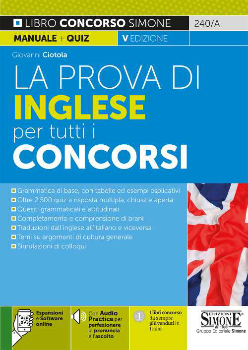 La prova di inglese per tutti i concorsi