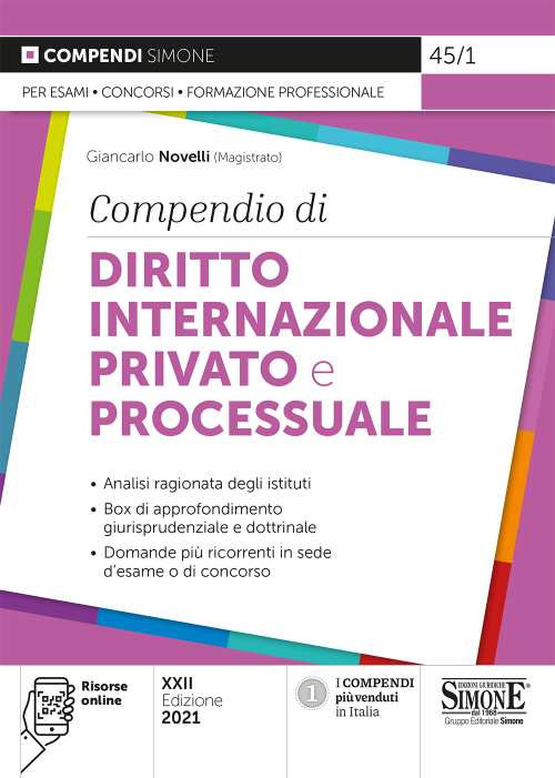 Compendio di diritto internazionale privato e processuale