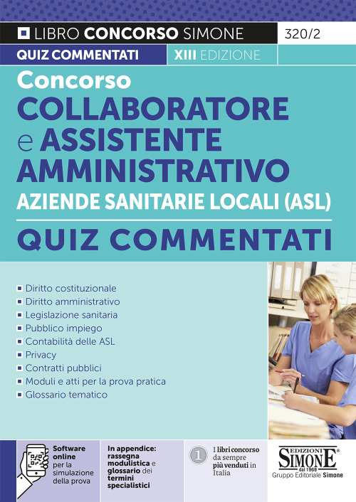 Concorso collaboratore e assistente amministrativo nelle Aziende Sanitarie Locali ASL. Quiz commentati