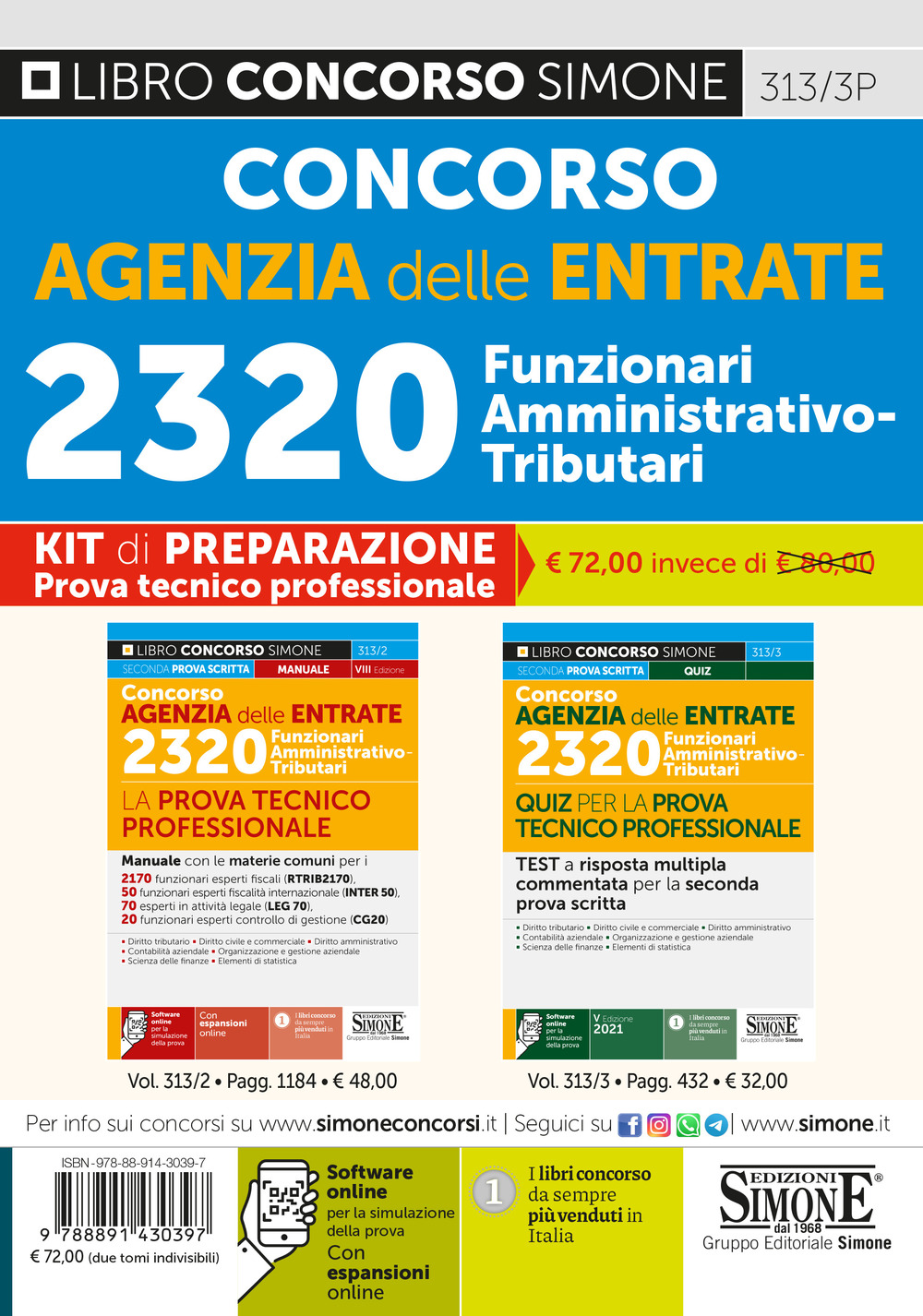 Concorso Agenzia delle entrate. 2320 Funzionari amministrativo-tributari. Prova tecnico professionale. Kit di preparazione