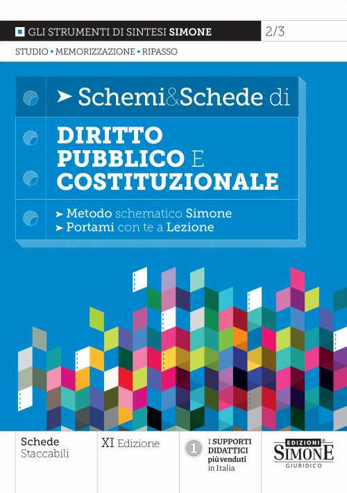 Schemi & schede di diritto pubblico e costituzionale