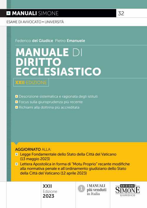 Manuale di diritto ecclesiastico