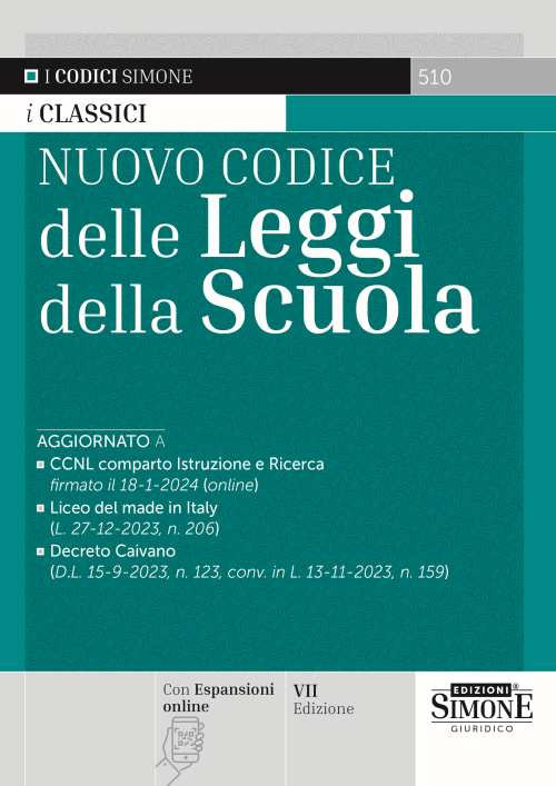 Nuovo codice delle leggi della scuola