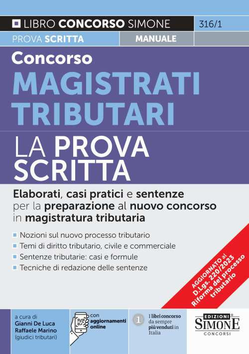 Concorso magistrati tributari. La prova scritta