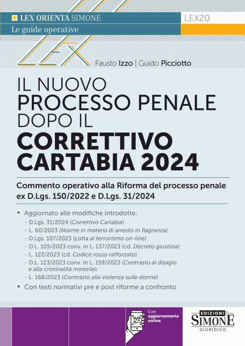 Il nuovo processo penale dopo il Correttivo Cartabia 2024
