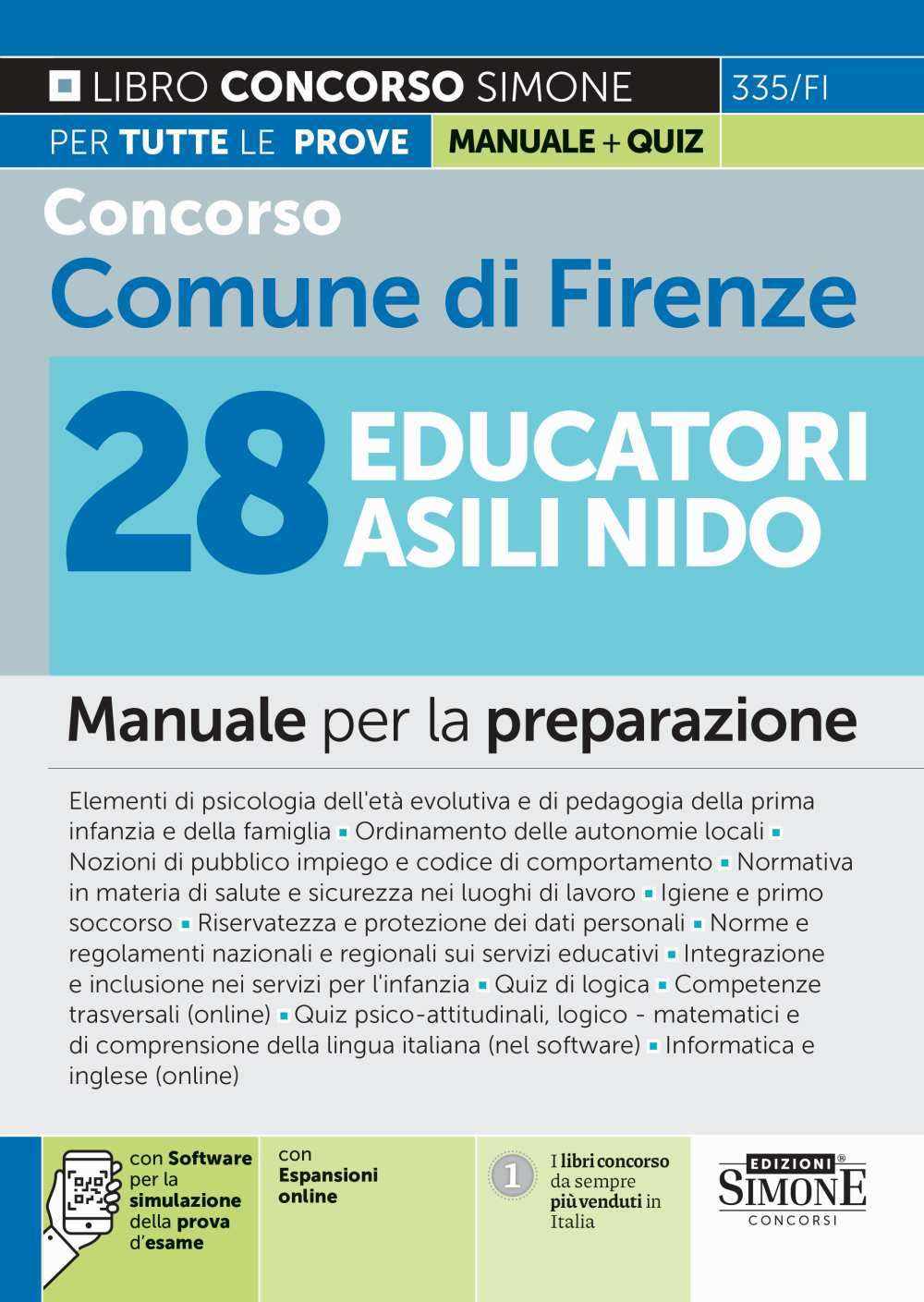 Concorso Comune di Firenze 28 Educatori Asili Nido. Manuale per la preparazione