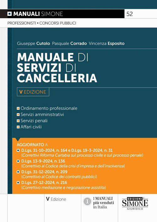 Manuale di servizi di cancelleria