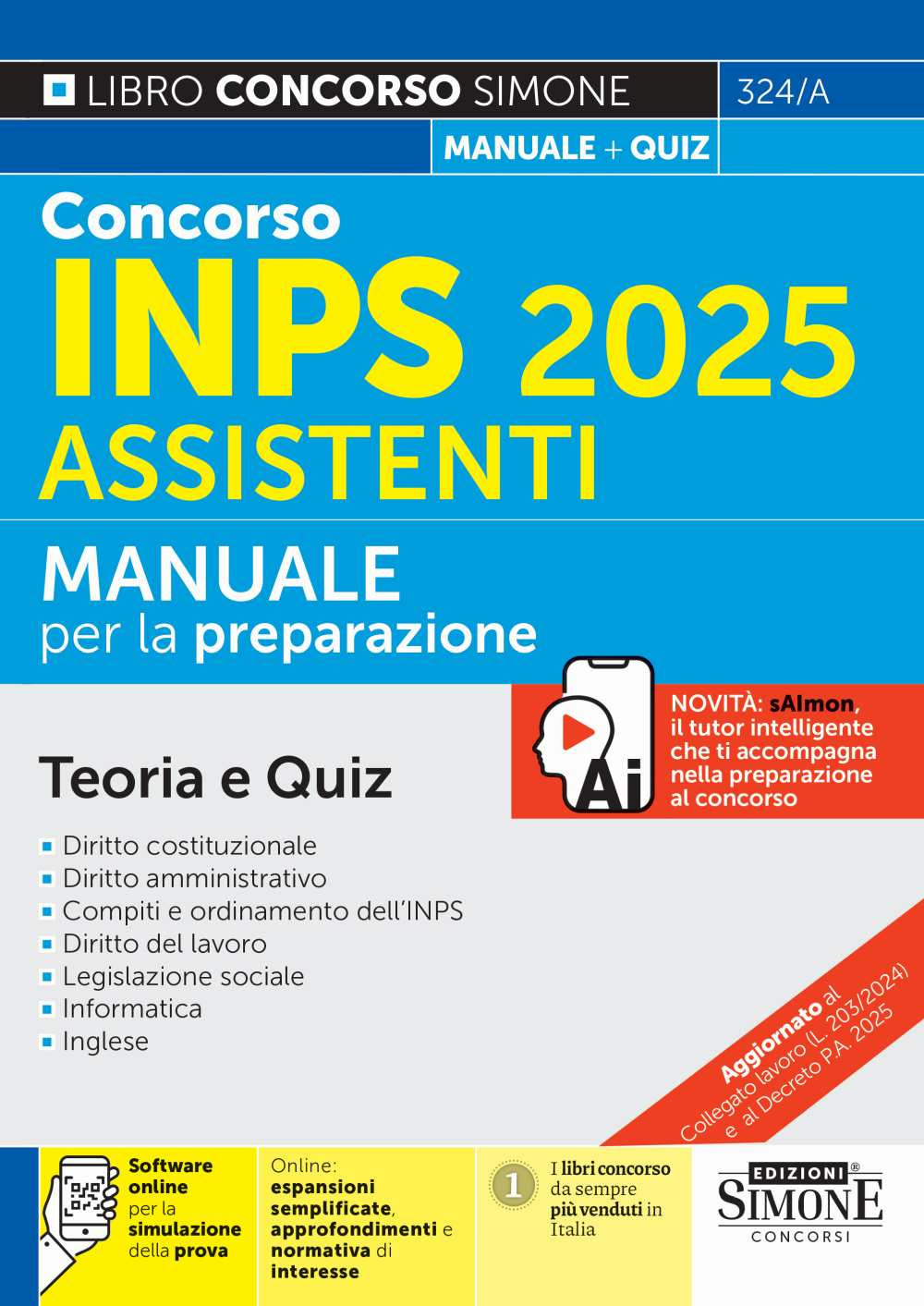 Concorso INPS 2025 Assistenti. Manuale